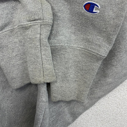 Champion　チャンピオン　リバースウィーブ　スウェットパーカー/フーディー　3連プリント　グレー　Lサイズ