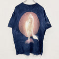 THE MOUNTAIN　ザマウンテン　半袖プリントTシャツ　アニマルT　タイダイ　紺　ネイビー　XLサイズ