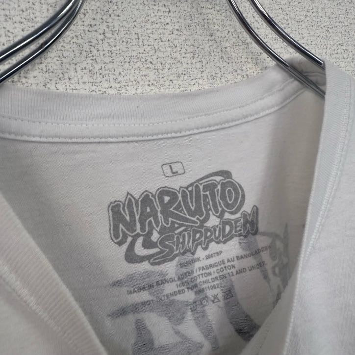 古着 used　NARUTO　ナルト　半袖アニメプリントTシャツ　JUMP　ジャンプ　クルーネック　レトロデザイン　Lサイズ