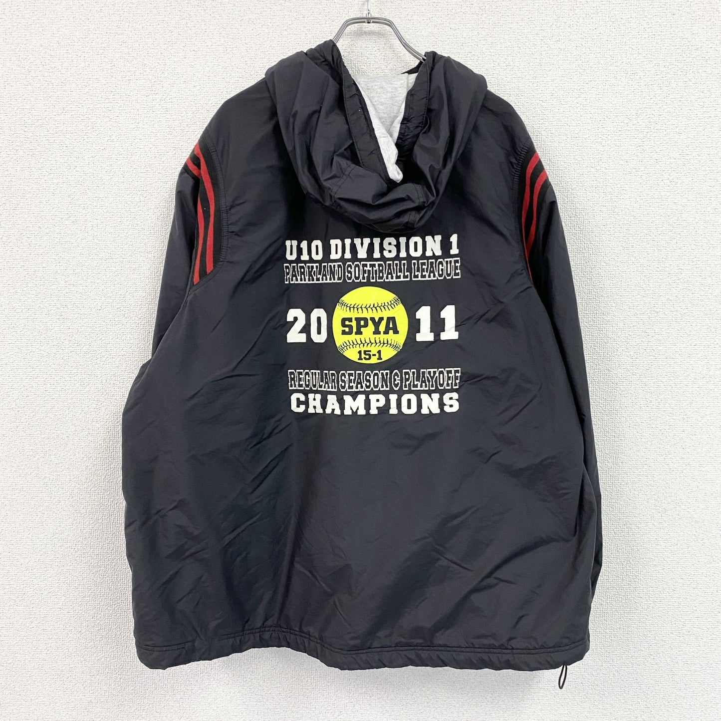 Holloway　ホロウェイ　フルジップナイロンジャケット　黒　ブラック　2XLサイズ