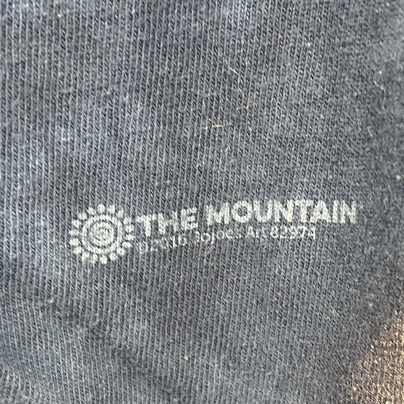 THE MOUNTAIN　ザマウンテン　半袖プリントTシャツ　アニマルT　タイダイ　紺　ネイビー　XLサイズ