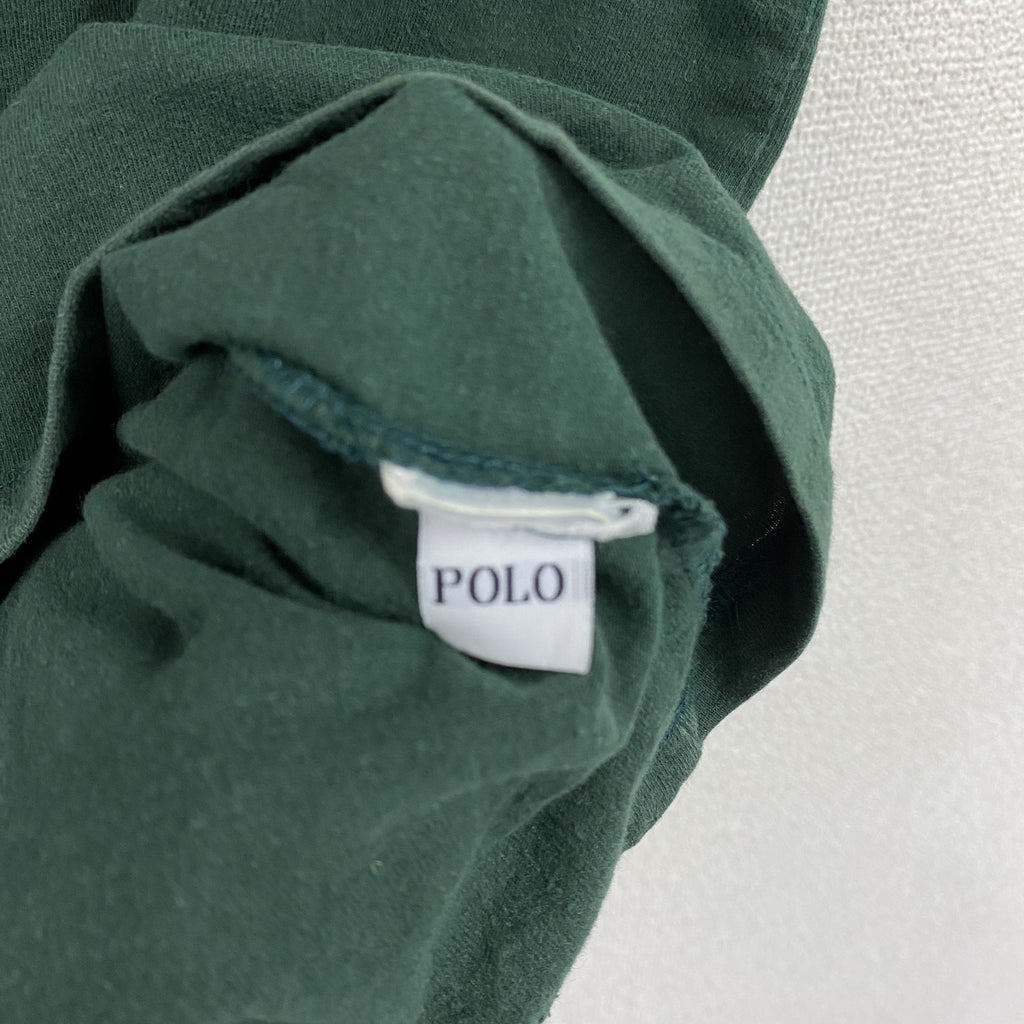 POLO RALPH LAUREN　ラルフローレン　半袖プリントTシャツ　ロゴプリント　デカロゴ　緑　グリーン　Mサイズ