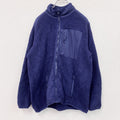 LANDS'END　ランズエンド　フルジップフリースジャケット　青　XLサイズ