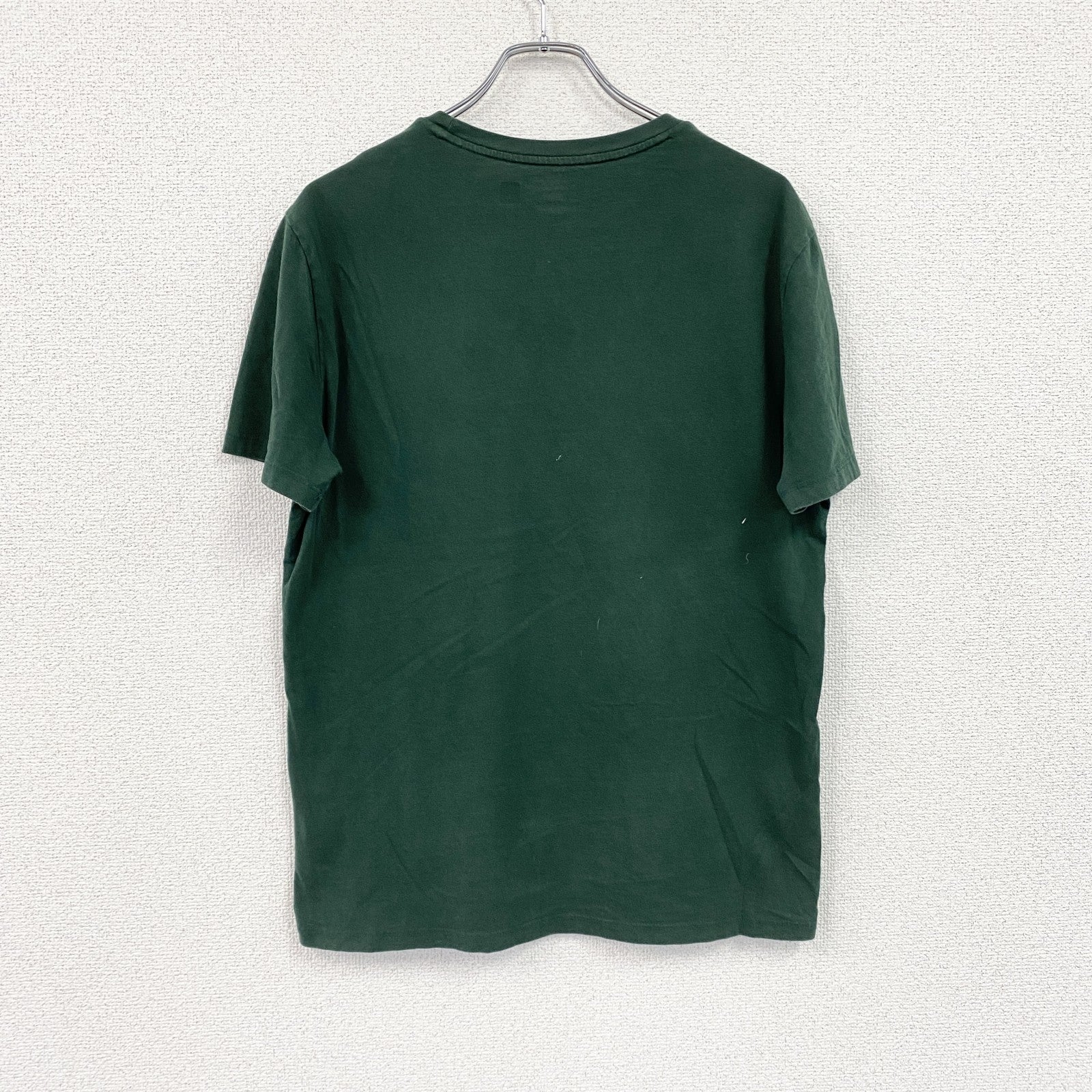 POLO RALPH LAUREN　ラルフローレン　半袖プリントTシャツ　ロゴプリント　デカロゴ　緑　グリーン　Mサイズ