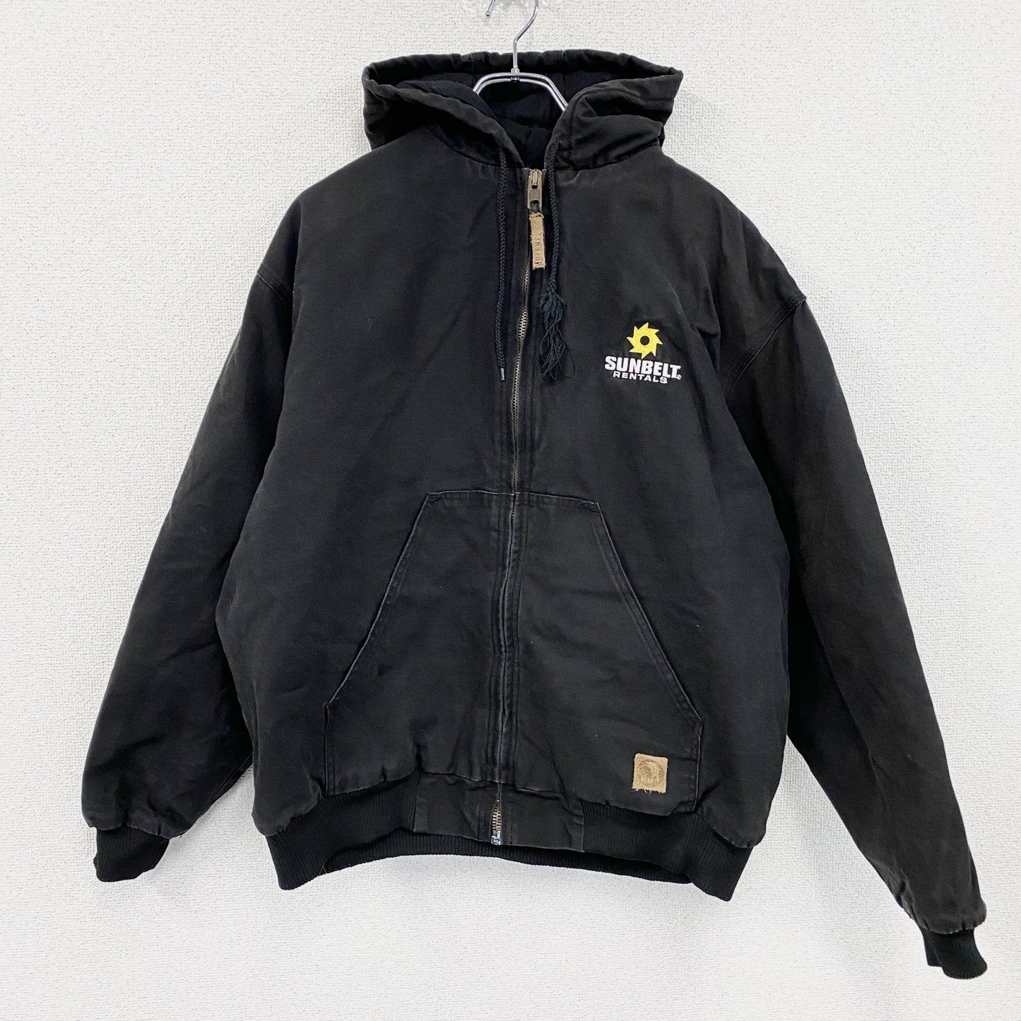 SUNBELT　サンベルト　フルジップダックパーカー　黒　ブラック　XLサイズ