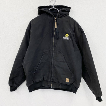 SUNBELT　サンベルト　フルジップダックパーカー　黒　ブラック　XLサイズ