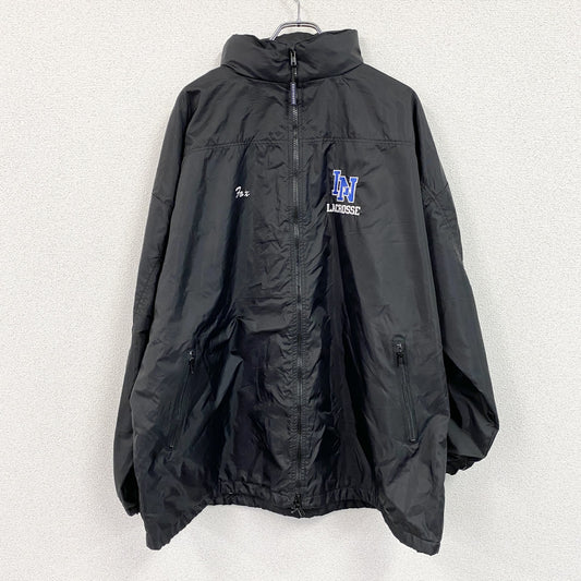 BOATHOUSE　ボートハウス　フルジップナイロンジャケット　黒　ブラック　2XLサイズ