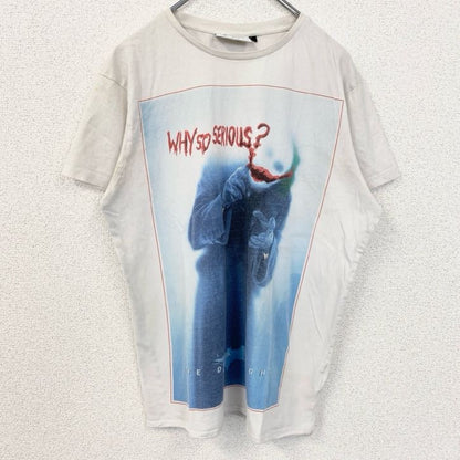 古着 used　00s　THE DARK KNIGHT　ダークナイト　ジョーカー　半袖ムービーTシャツ　白　ヴィンテージ　Lサイズ