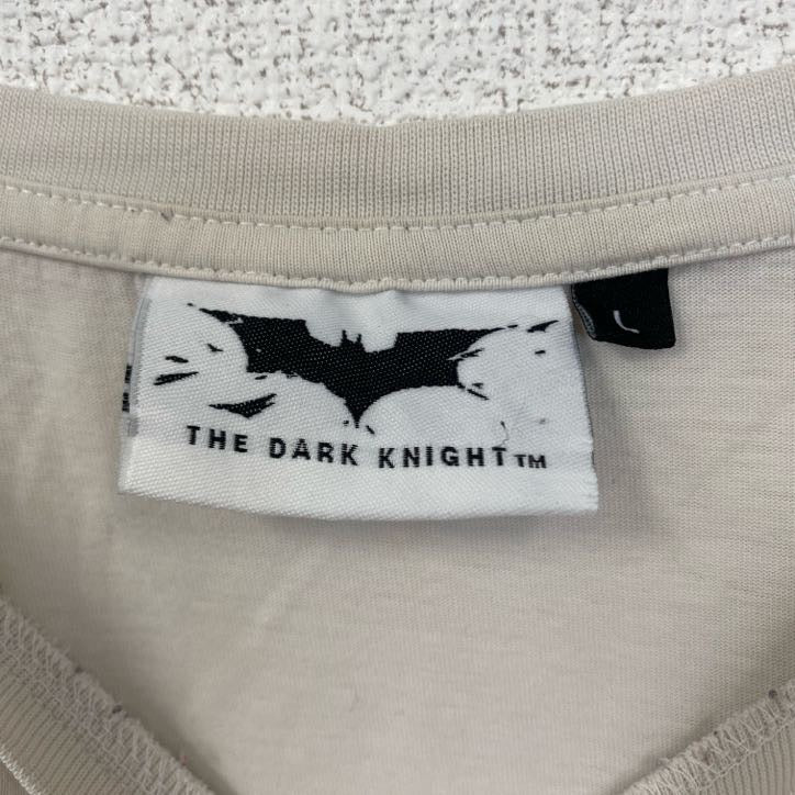 古着 used　00s　THE DARK KNIGHT　ダークナイト　ジョーカー　半袖ムービーTシャツ　白　ヴィンテージ　Lサイズ