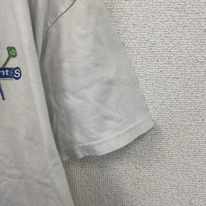 00s　GILDAN　ギルダン　半袖プリントTシャツ　企業T　ヴィンテージ　白　ホワイト　Lサイズ