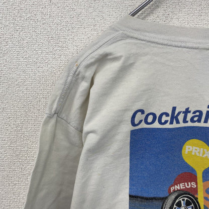 00s　GILDAN　ギルダン　半袖プリントTシャツ　企業T　ヴィンテージ　白　ホワイト　Lサイズ