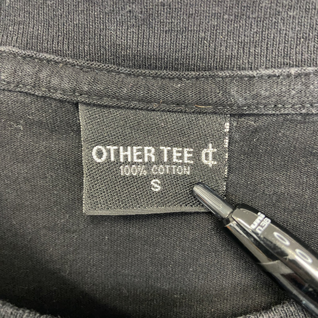 古着 used　OTHER TEE　半袖プリントTシャツ　オオカミ　バイク　春夏服　ヴィンテージ風　クルーネック　黒　Sサイズ