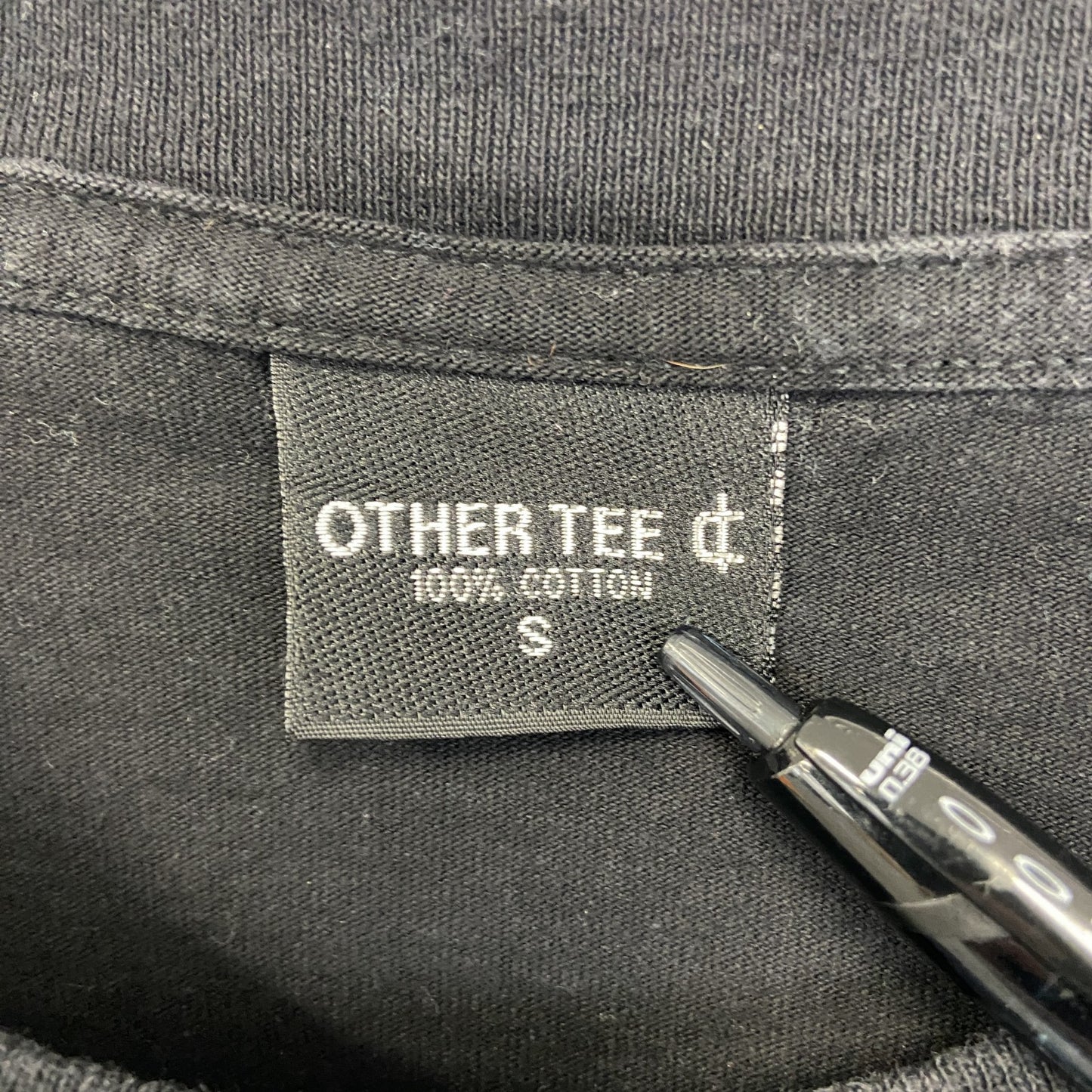 古着 used　OTHER TEE　半袖プリントTシャツ　オオカミ　バイク　春夏服　ヴィンテージ風　クルーネック　黒　Sサイズ