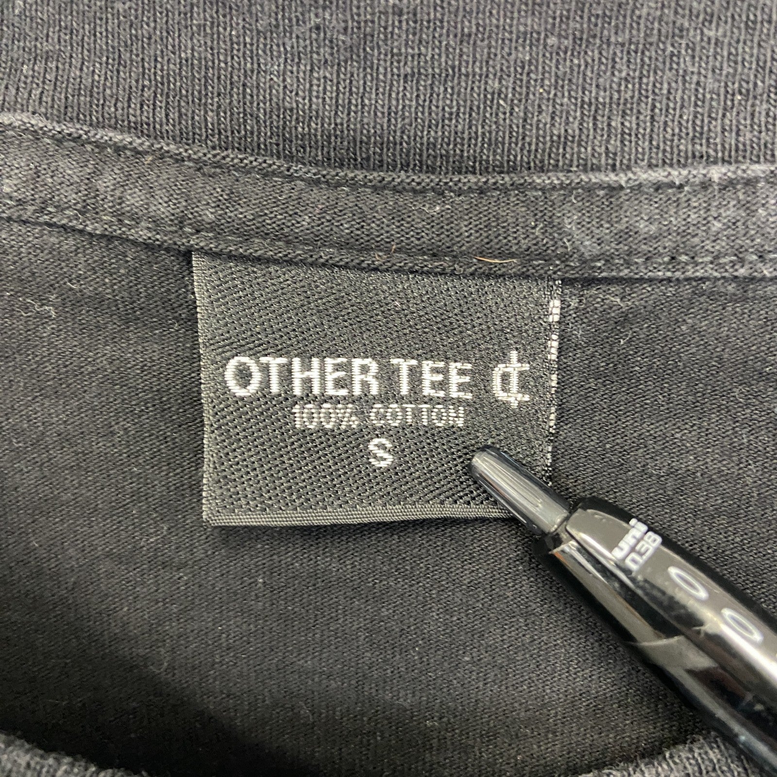 古着 used　OTHER TEE　半袖プリントTシャツ　オオカミ　バイク　春夏服　ヴィンテージ風　クルーネック　黒　Sサイズ