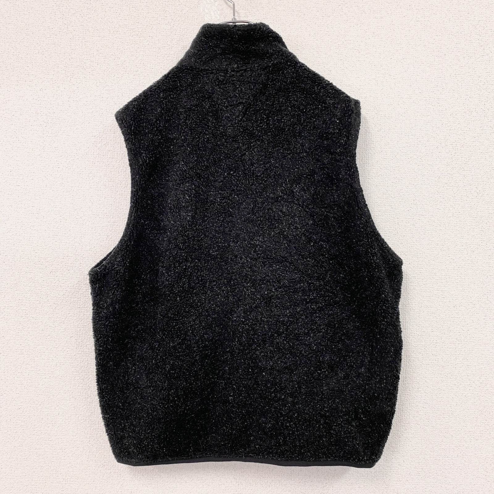 LANDS'END　ランズエンド　フルジップフリースベスト　黒　ブラック　Lサイズ