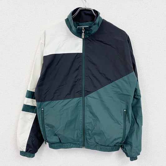 Holloway　ホロウェイ　フルジップナイロンジャケット　緑　グリーン　ブラック　ホワイト　Sサイズ