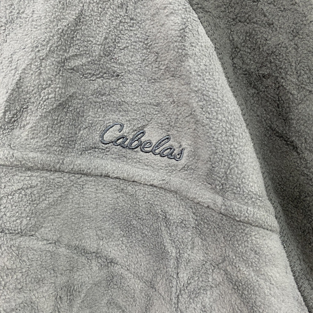Cabela’ｓ　カベラス　フリースジャケット/ボアジャケット　ハーフジップ　グレー　Mサイズ