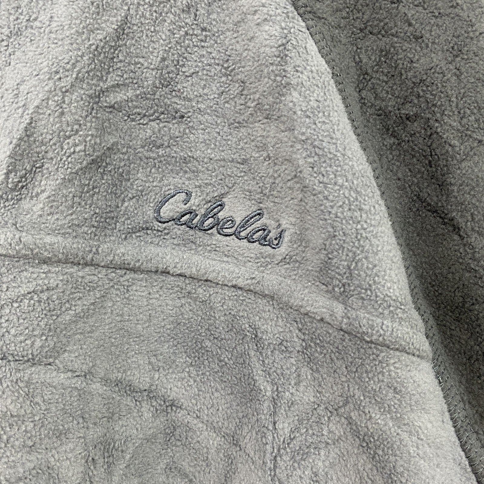 Cabela’ｓ　カベラス　フリースジャケット/ボアジャケット　ハーフジップ　グレー　Mサイズ