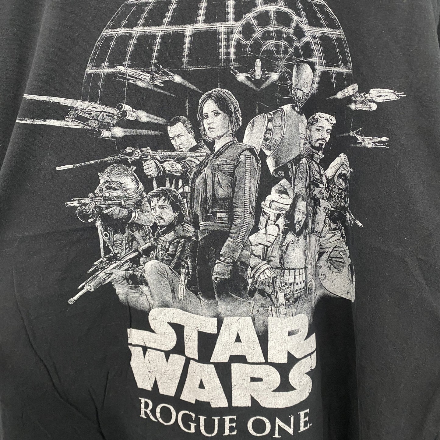 COTTON DIVISION　STARWARS　スターウォーズ　半袖Tシャツ　キャラクターT　黑　ブラック　Lサイズ