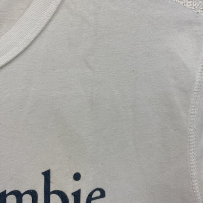 Abercrombie&Fitch　アバクロンビー&フィッッチ　半袖プリントTシャツ　シングルステッチ　白　ホワイト　Sサイズ