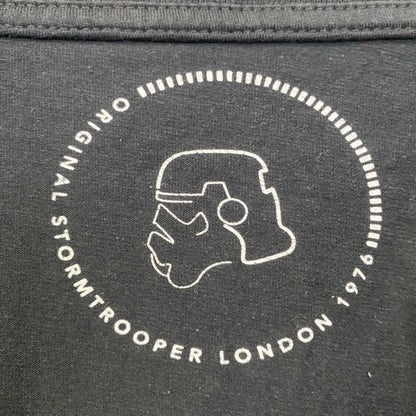 古着 used　ORIGINAL STORMTROOPER LONDON　半袖プリントTシャツ　メリークリスマス　サンタ　黒