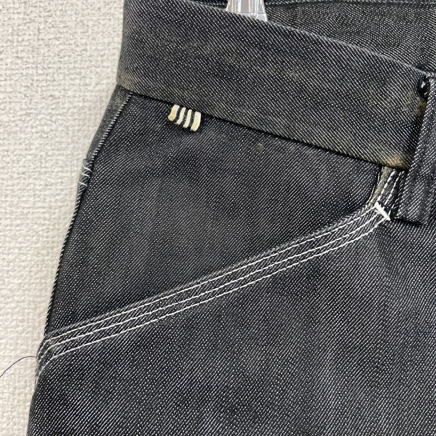 adidas　アディダス　デニムパンツ/ジーンズ　黒　ブラック　82サイズ