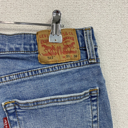 Levi’s　リーバイス　511　デニムパンツ/ジーンズ　ジップフライ　縦落ち　インディゴ　W31サイズ
