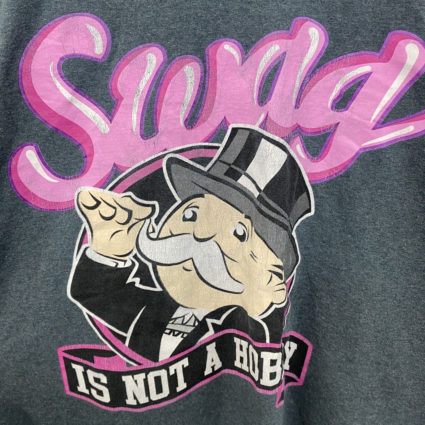 MONOPOLY　モノポリー　半袖プリントTシャツ　紺　ネイビー　3XLサイズ