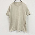 Mont‐bell　モンベル　半袖Tシャツ　ワンポイントブランドロゴ　ベージュ　Mサイズ