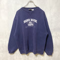 古着 used　90s　HARD ROCK CAFE ハードロックカフェ　長袖ロゴスウェット　トレーナー　ネイビー　Sサイズ