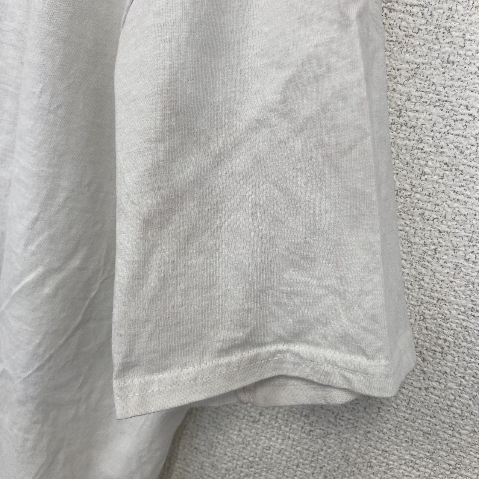 ELEVATE　半袖プリントアニマルTシャツ　ペリカン　Tuschen　ポスター　クルーネック　白　ホワイト　Lサイズ