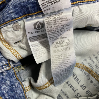 Levi’s　リーバイス　511　デニムパンツ/ジーンズ　ジップフライ　縦落ち　インディゴ　W31サイズ