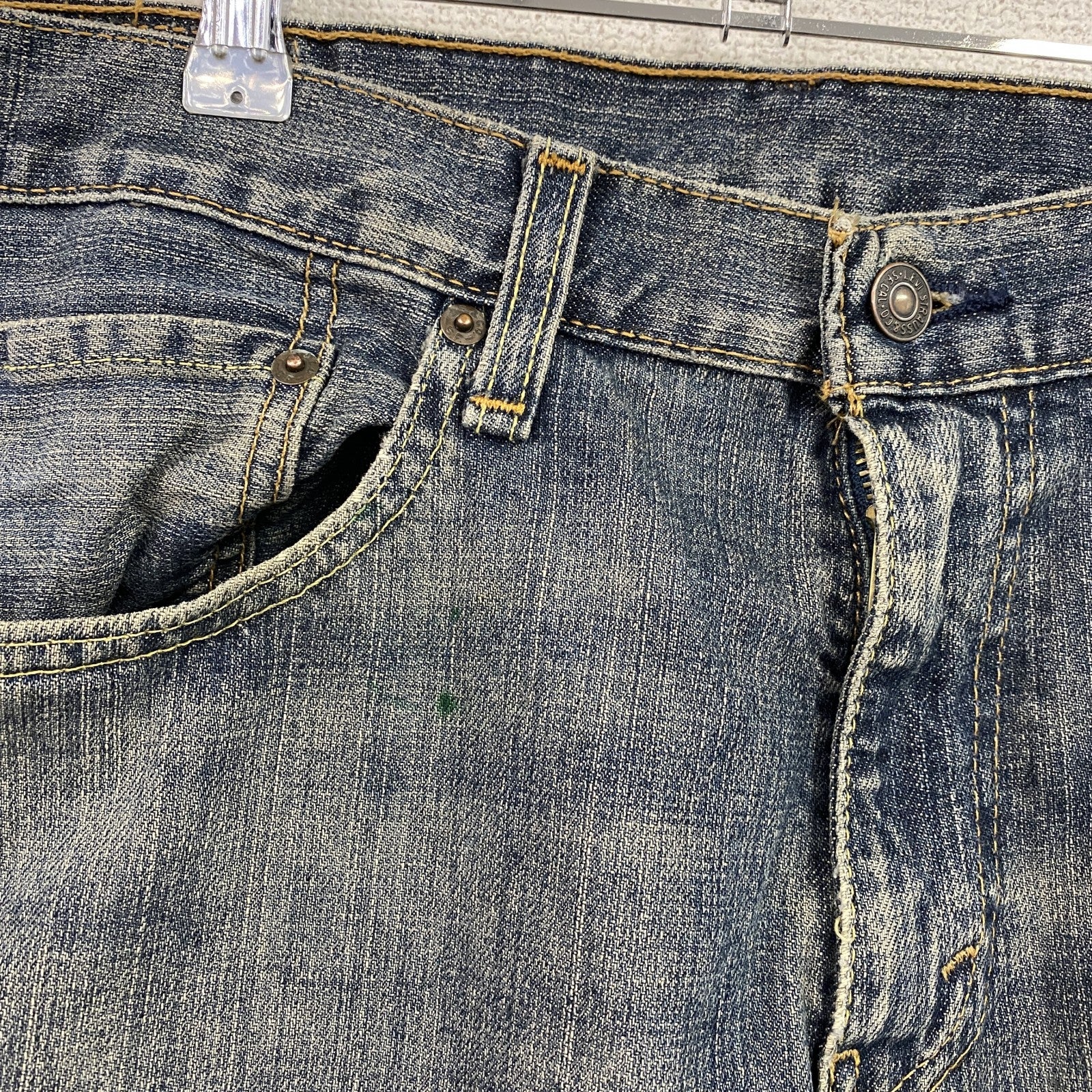 Levi’s　リーバイス　559　デニムパンツ/ジーンズ　ジップフライ　縦落ち　インディゴ　W32サイズ