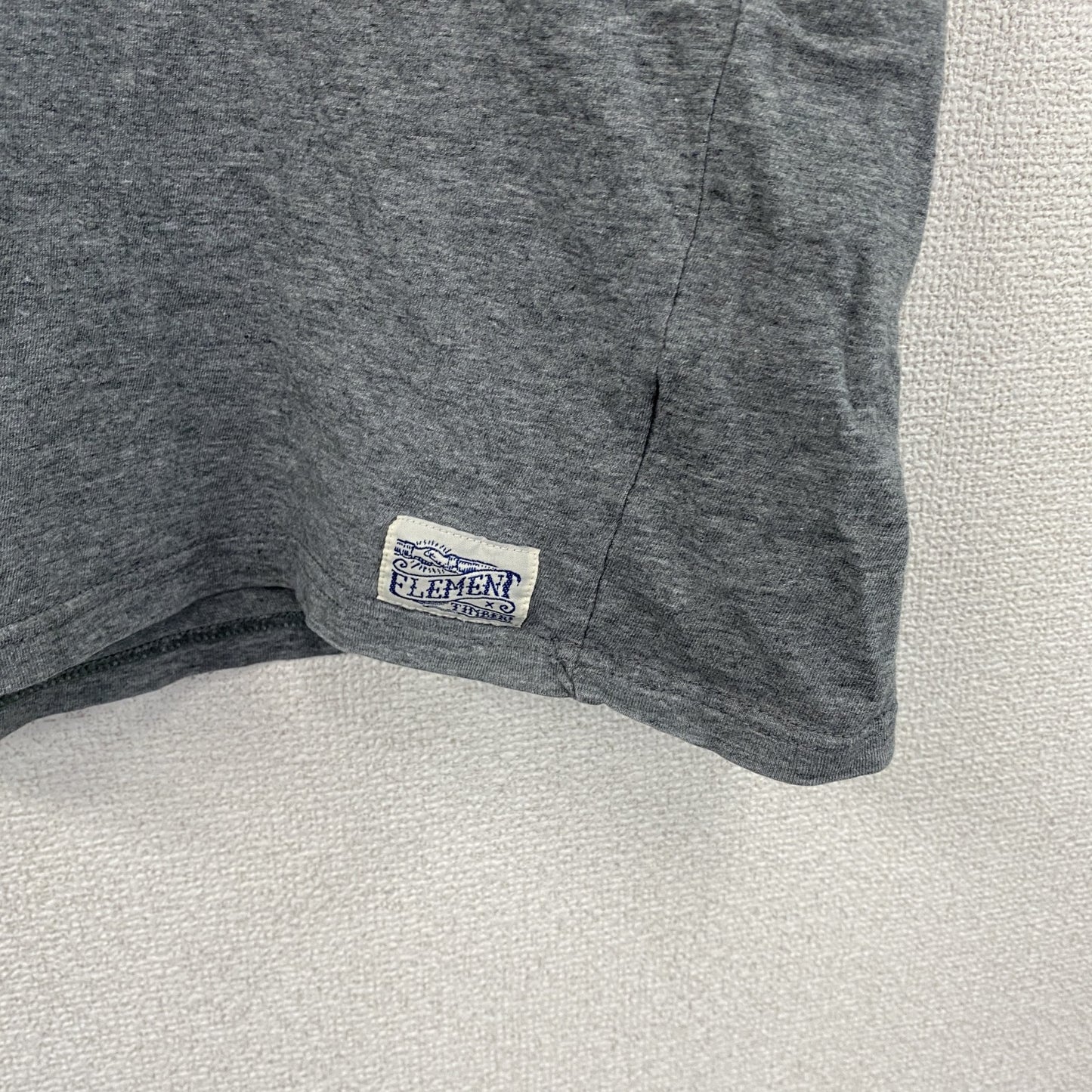 ELEMENT　エレメント　TIMBER！　ティンバー　半袖Tシャツ　コラボＴ　ユーロ　灰色　グレー　XLサイズ
