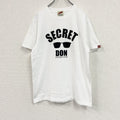 Montee　静かなるドン　半袖プリントムービーTシャツ　アーチプリント　白　ホワイト　Mサイズ