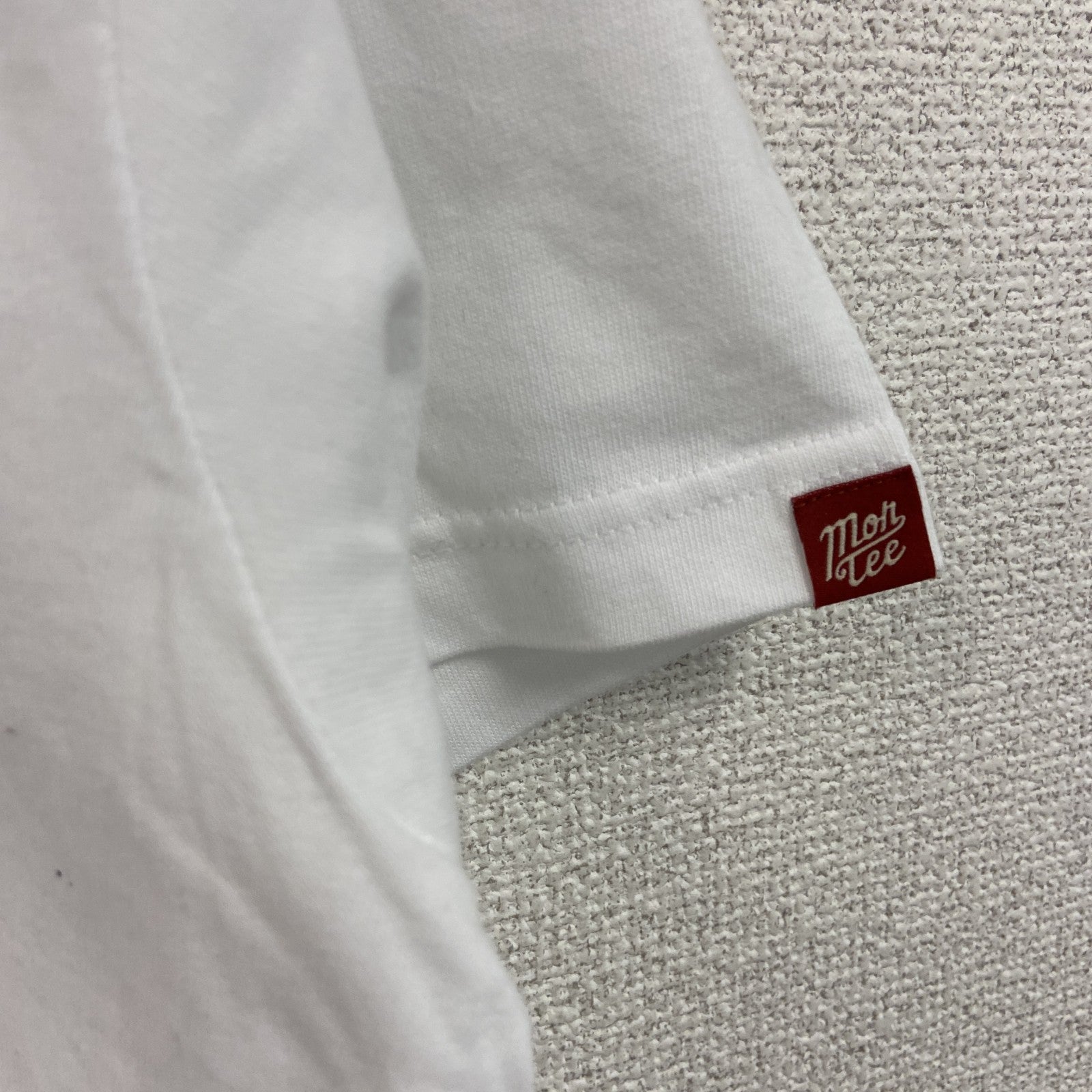 Montee　半袖プリントTシャツ/静かなるドンＴシャツ　白　ホワイト　Mサイズ