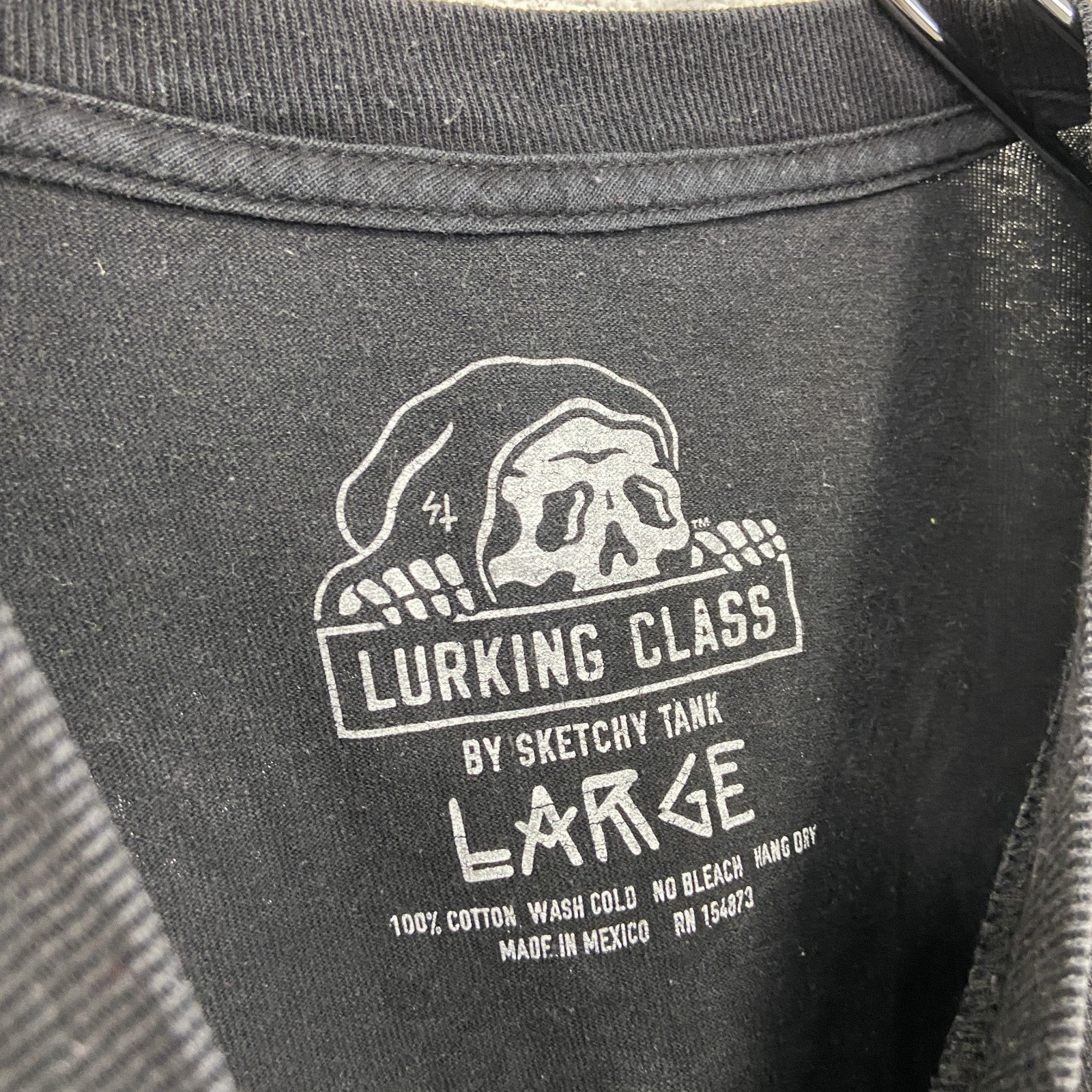 LURKING CLASS　半袖プリントTシャツ　黒　ブラック　Lサイズ