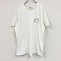 Brooks Brothers　ブルックスブラザーズ　Red Fleece　半袖ワンポイントプリントＴシャツ　アーチプリント　白　ホワイト　Lサイズ