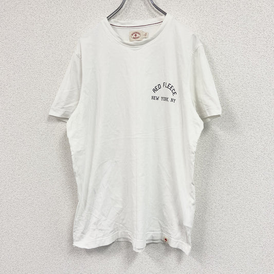 Brooks Brothers　ブルックスブラザーズ　半袖ワンポイントプリントＴシャツ　白　ホワイト　Lサイズ