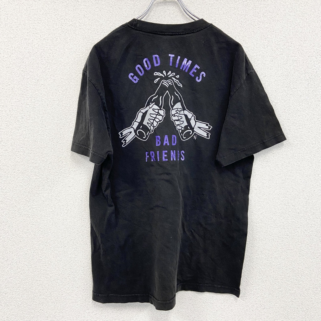 LURKING CLASS　半袖プリントTシャツ　黒　ブラック　Lサイズ