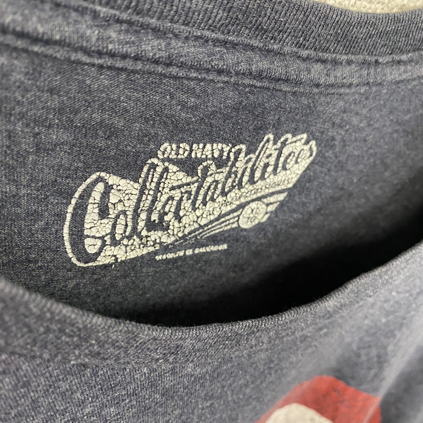 OLD NEVY　オールドネイビー　半袖プリントTシャツ　キャプテンアメリカ　紺　ネイビー　XLサイズ