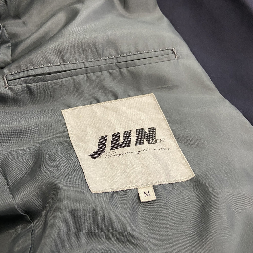JUN MEN　ジュンメン　ダブルテーラードジャケット　ブレザー　紺ブレ　紺　ネイビー　Mサイズ