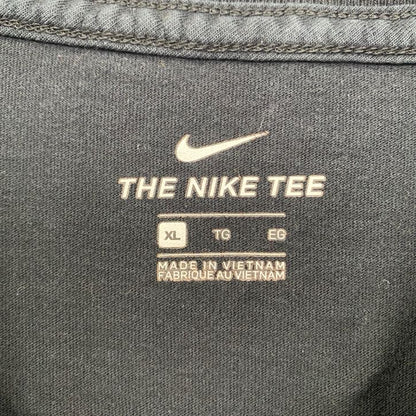 古着 used　NIKE　ナイキ　半袖英字プリントTシャツ　JUST DO IT　クルーネック　黒　ブラック　XLサイズ