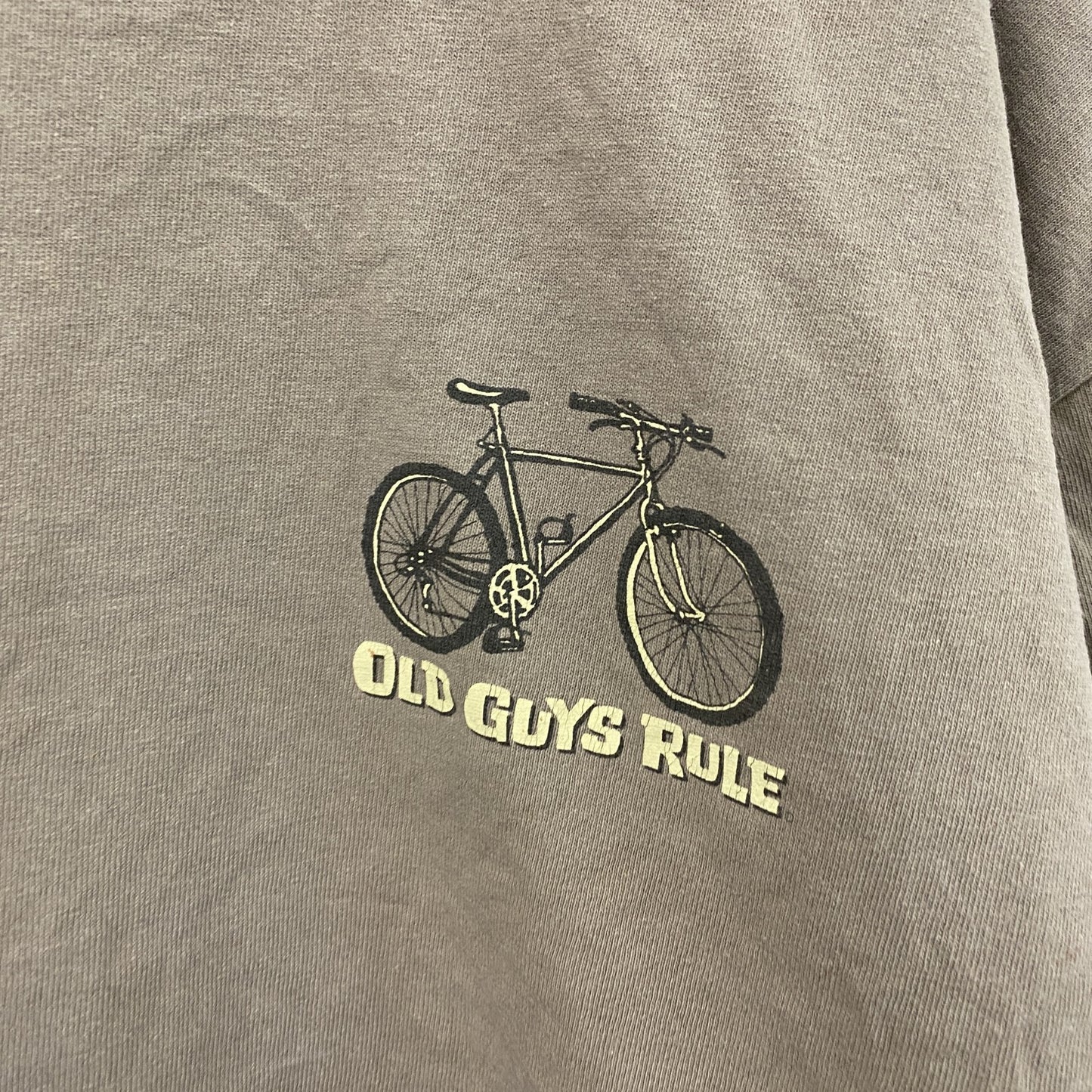 OLD GUYS RULE　半袖プリントTシャツ　ベージュ　2XLサイズ