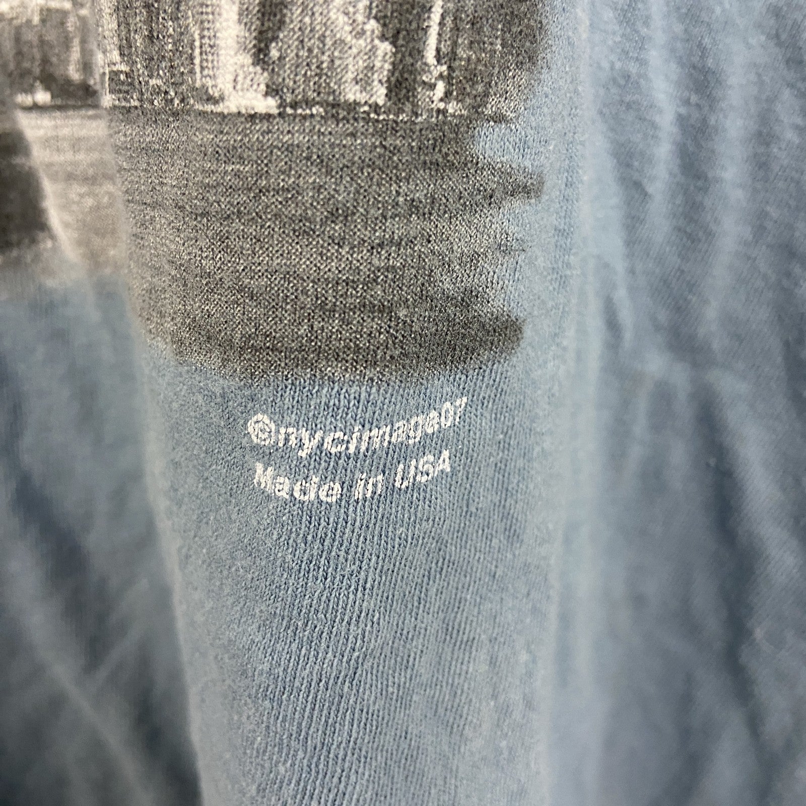 DELTA PRO WEIGHT　半袖プリントTシャツ　水色　ライトブルー　3XLサイズ