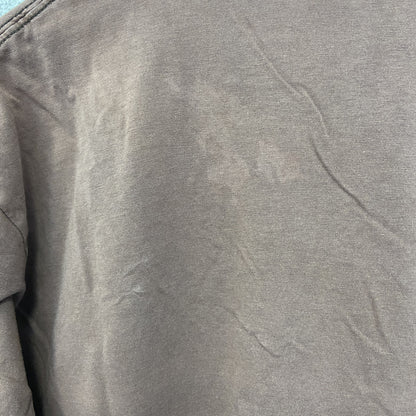 古着 used　RIP CURL　半袖プリントＴシャツ　フォルクスワーゲン　ワーゲンバス　クルーネック　レトロ　茶色　Lサイズ