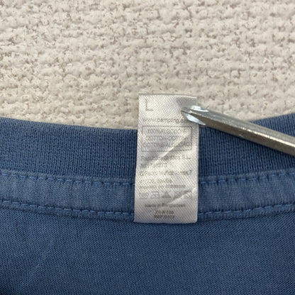 Pampling　パンプリング　半袖Tシャツ　漢字プリント　タトゥー　青　ブルー　Lサイズ