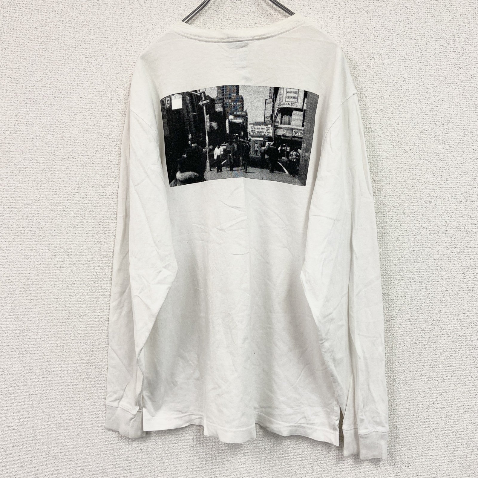 Carhartt　カーハート　長袖プリントTシャツ/ロンT　白　ホワイト　Sサイズ