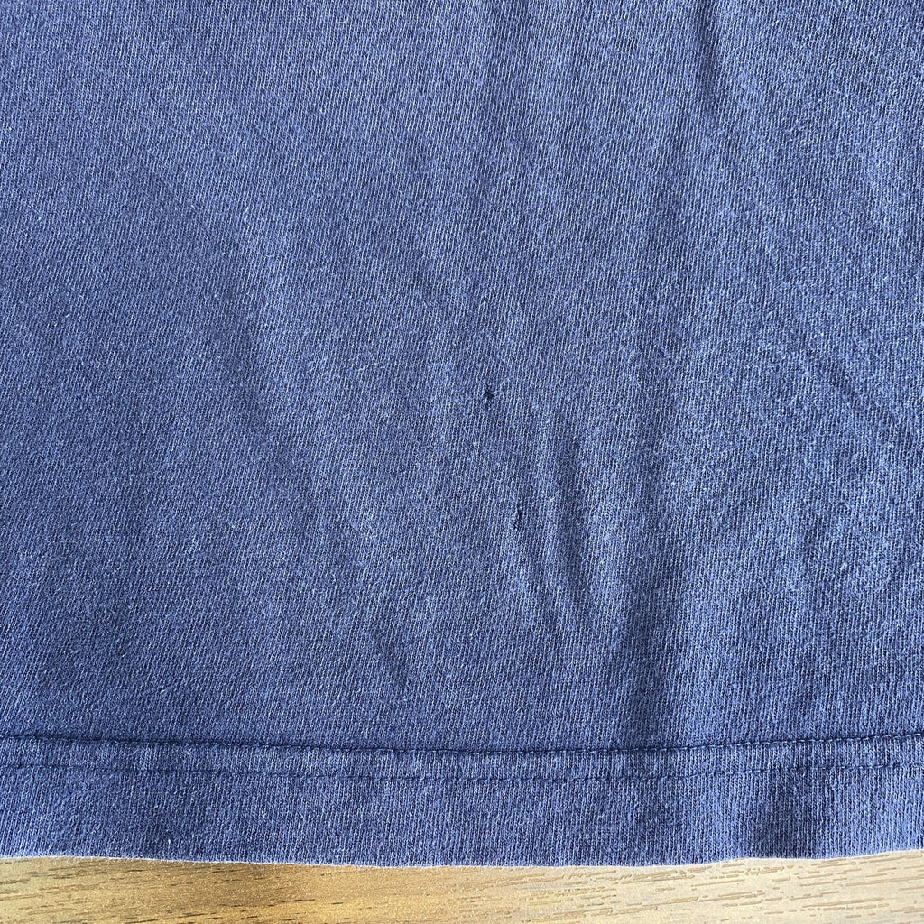 古着 used　Reebok　リーボック　NHL JETS　半袖プリントTシャツ　クルーネック　ネイビー　春夏服　Lサイズ