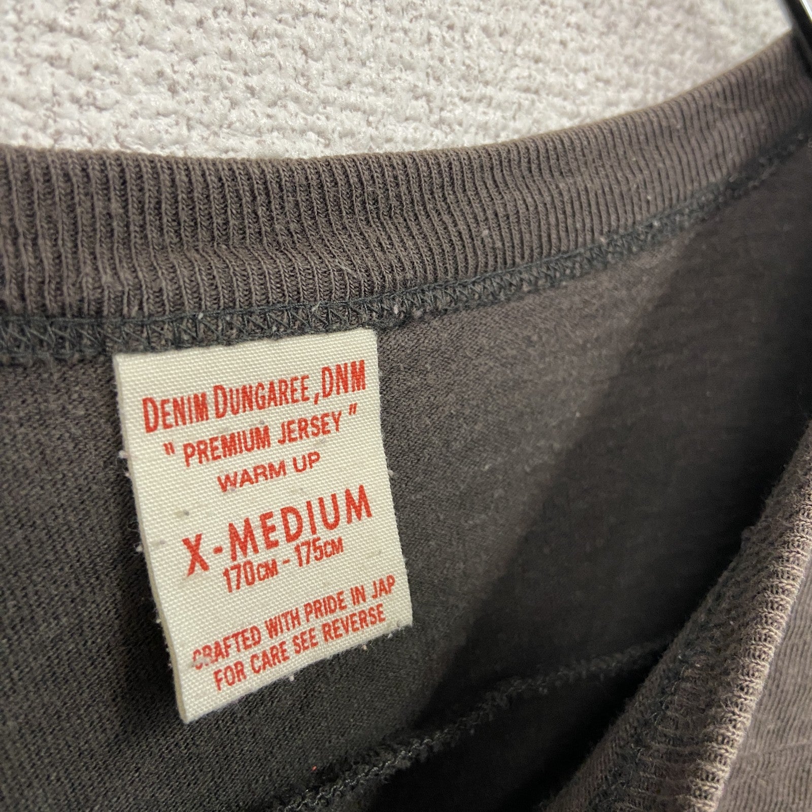 DENIM DUNGAREE DNM　半袖プリントＴシャツ　45　茶色　ブラウン　Mサイズ